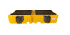 UltraTech 1141 Twin IBC Spill Pallet With 1 right side bucket shelf, No Drain