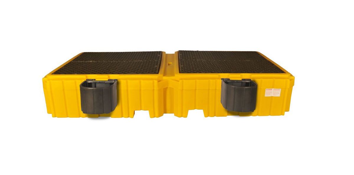 UltraTech 1143 Twin IBC Spill Pallet With 2 bucket shelves, No Drain
