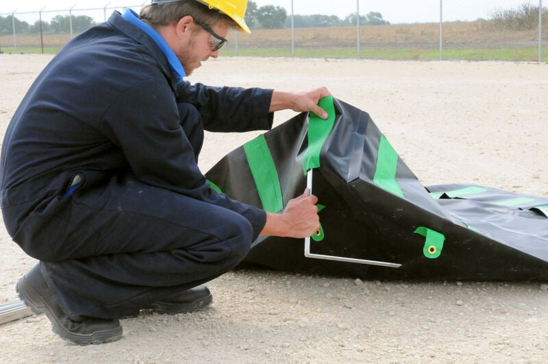 UltraTech 8251 Containment Berm, Economy Model, 6' x 6' x 1', Copolymer 2000, 28 oz.