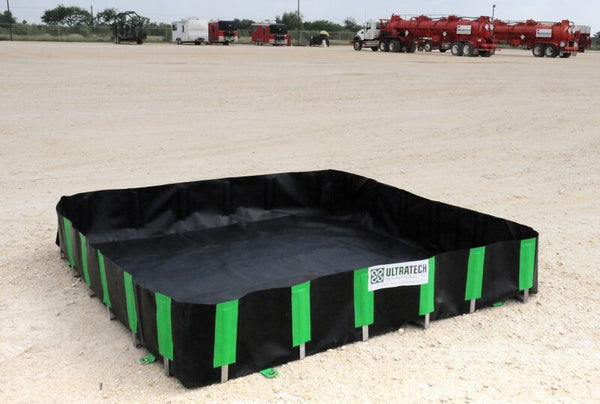 UltraTech 8282 Containment Berm, Economy Model, 15' x 40' x 1', Copolymer 2000, 28 oz.