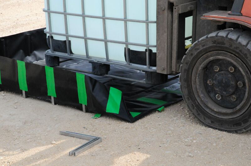 UltraTech 8253 Containment Berm, Economy Model, 12' x 60' x 1', Copolymer 2000, 28 oz.