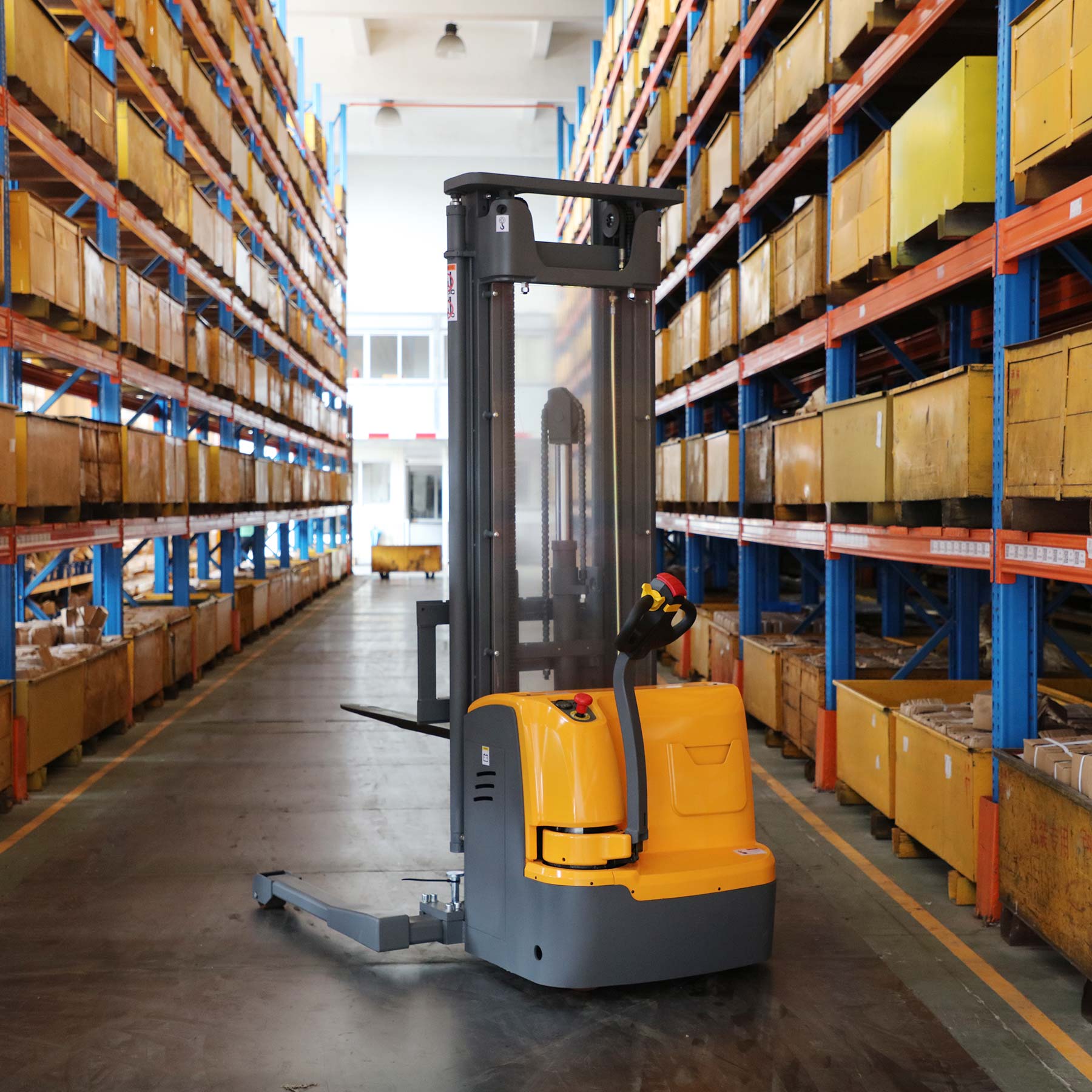 Apollolift Powered Forklift Full Electric Walkie Stacker 3300 lbs Cap. 177