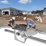 UltraTech 9845 Drain Guard, Reusable, 36" x 36", Regular Flow, 8 Overflow Ports