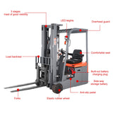 Apollolift A-3041 3-Wheel Electric 24V Lead-Acid Forklift | 3300lb Capacity | 197"Lift Height