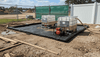 UltraTech 7909 Containment Berm, Foam Wall Model, 12' x 12' x 4", Light-Duty Textured 30 mil RPE, Black