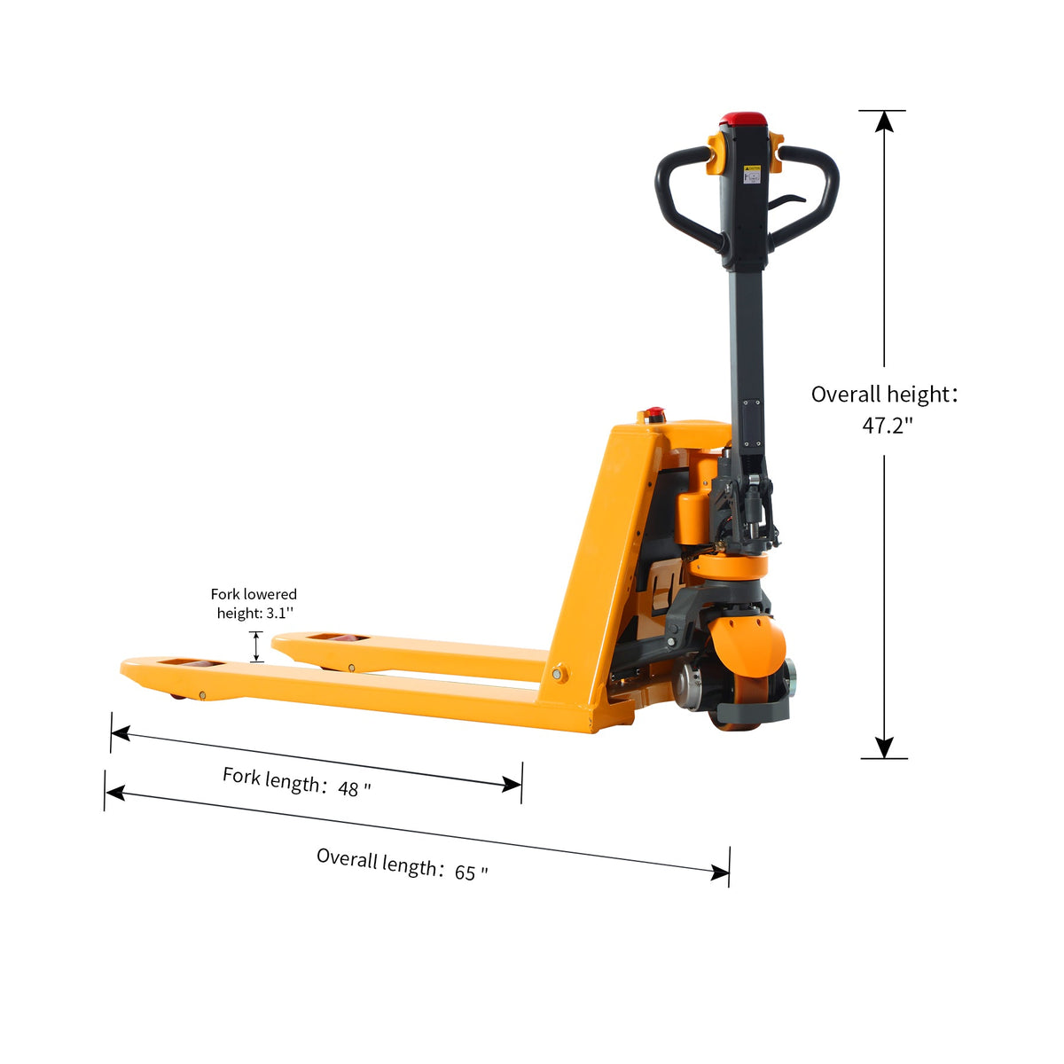 Apollolift Lithium Full Electric Pallet Jack 3300lbs A-1034