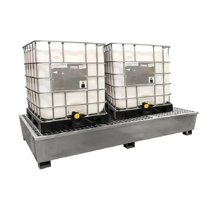 UltraTech 1183 Steel Twin IBC Spill Pallet Steel Model
