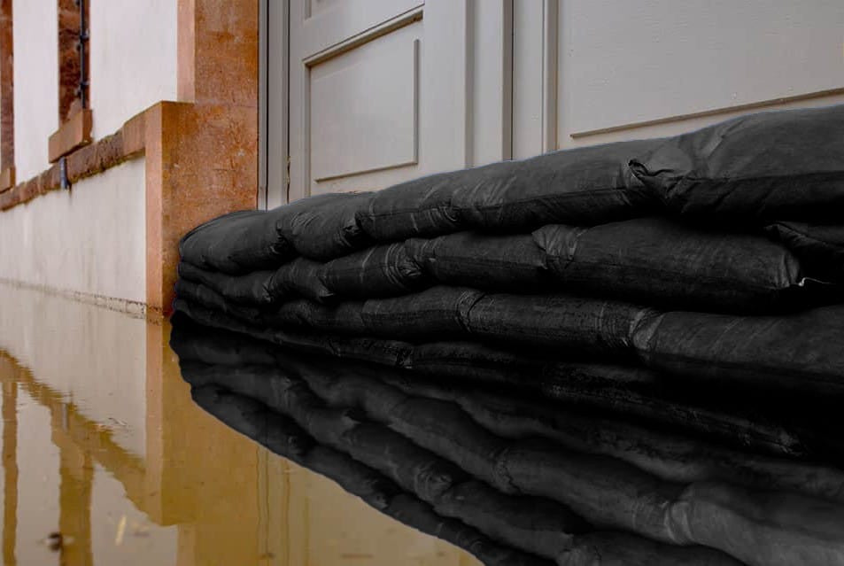 UltraTech 5430 Flood Stopper Bag, 12" x 24", 6-pack, Black