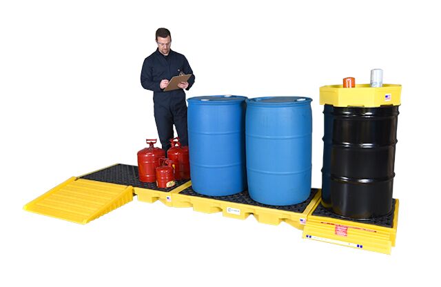 UltraTech 2333 Spill Deck, InLine, 5-Drum Model